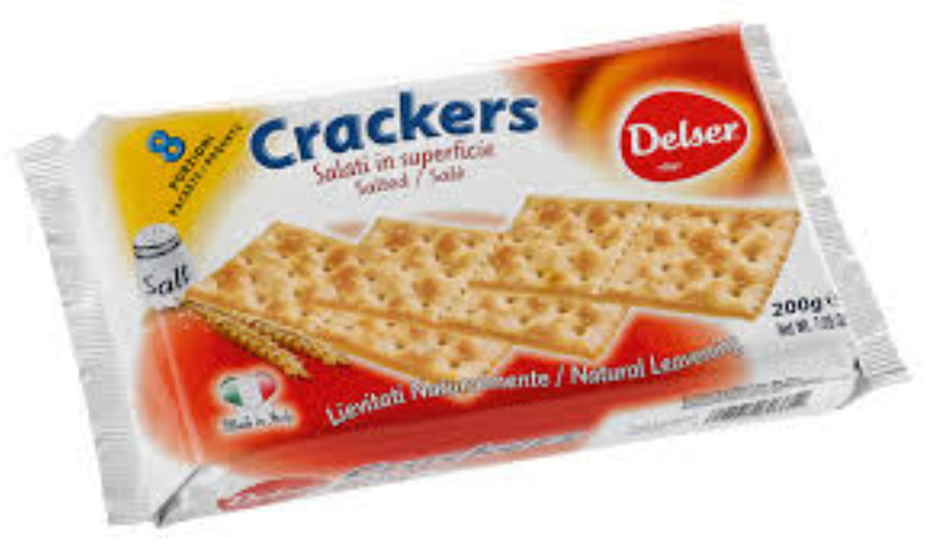 DELSER CRACKER SALTED 200G
